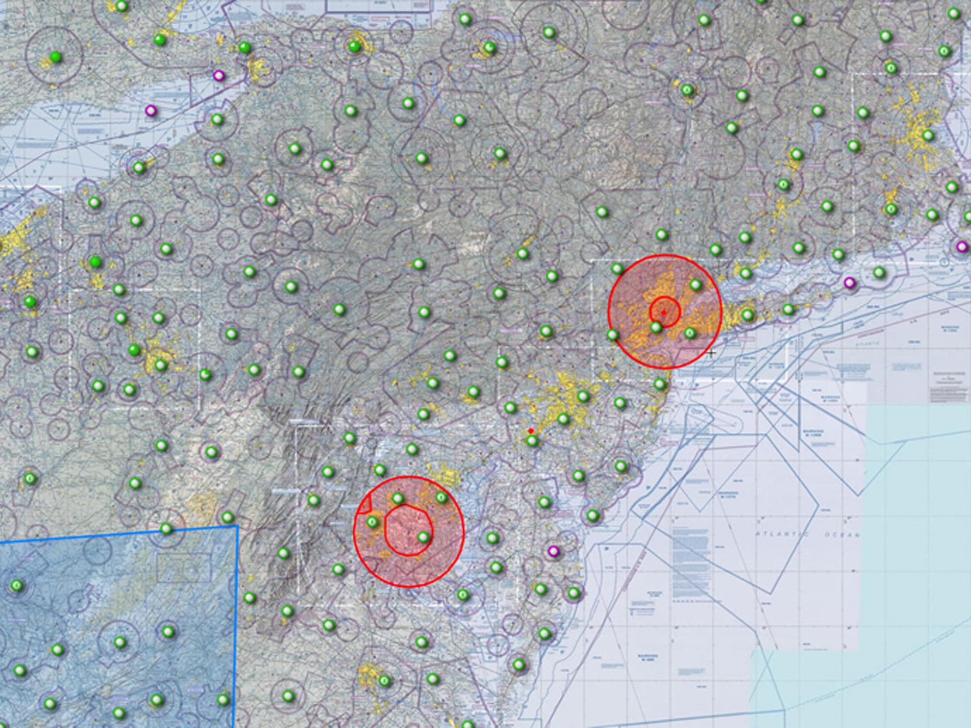 Cybersecurity map example