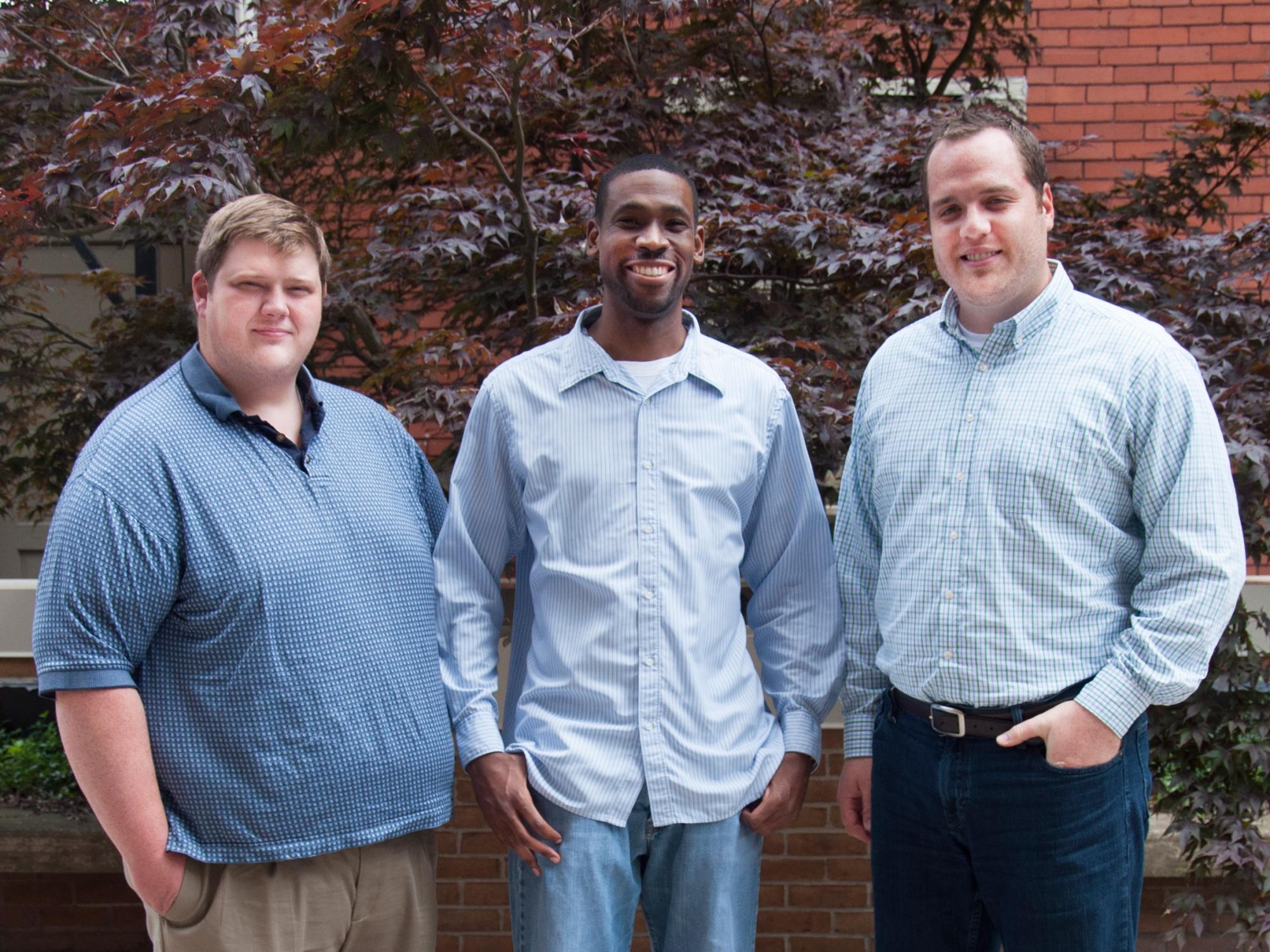 Ben Brautigam, Justin Miller and Sherwyn Saul