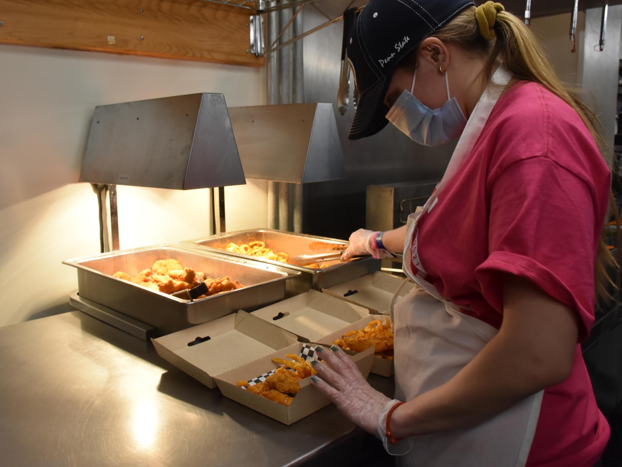 Chicken Baskets at THON