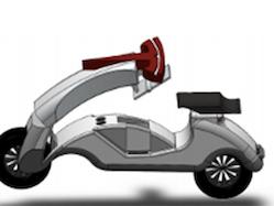 Illustrative design of Speeder S scooter 
