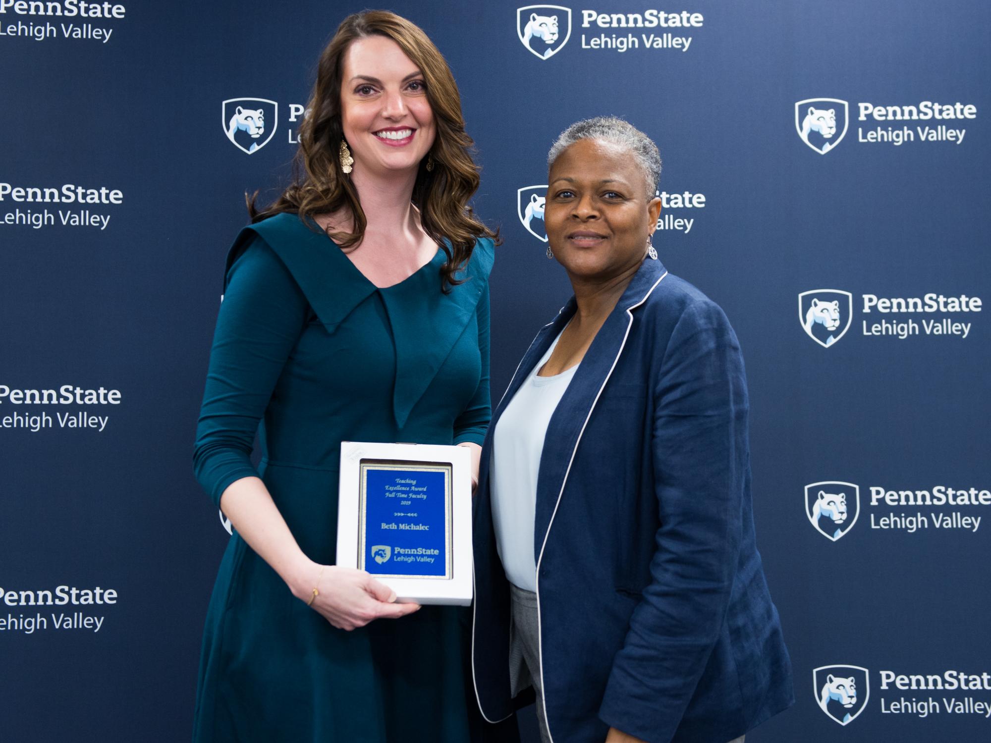faculty member with chancellor