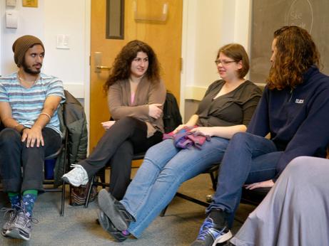Group of students in Sociology 425 