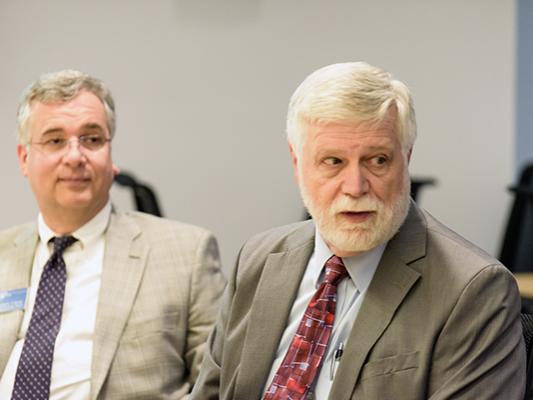 Drs. Robert Farrell and David Chown of Penn State York