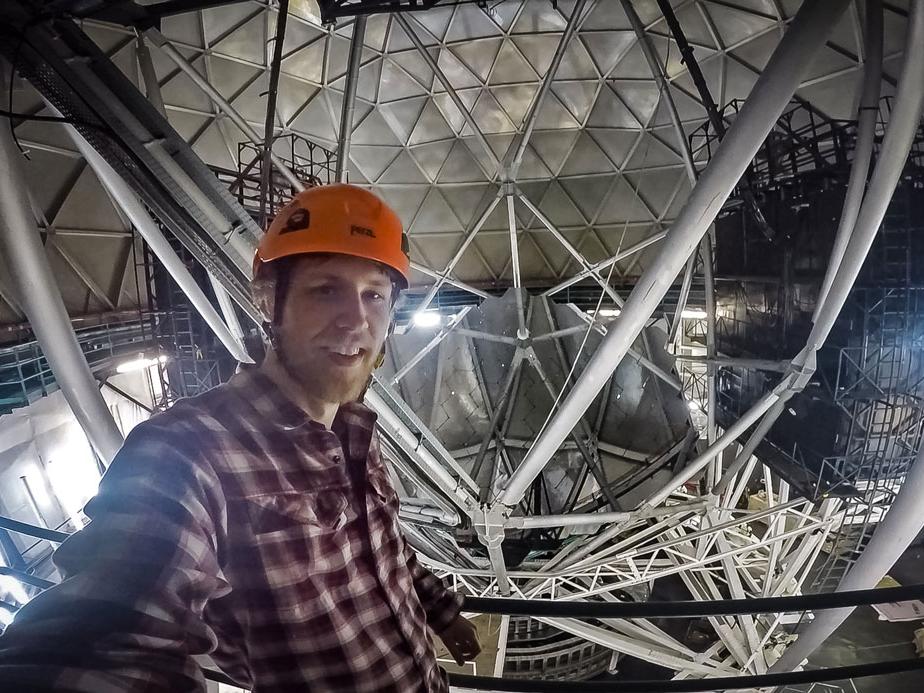Stefansson with the Hobby-Eberly Telescope