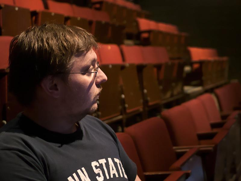 Damian Charkiewicz, the musical’s scenic designer and a graduate student in the School of Theatre