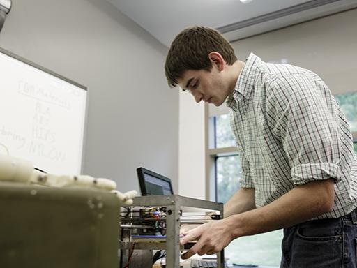 Joe in lab