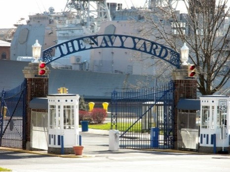 Photo of Navy Yard gates