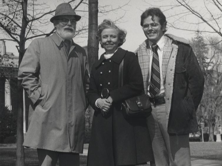 Dedication of Memorial Tree for Wayne H. Wilson, longtime head of Department of Landscape Architecture