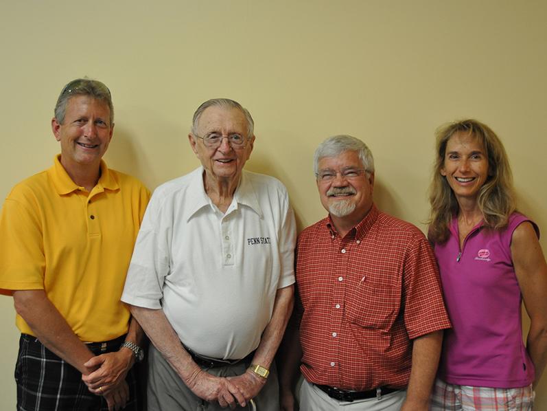 Joel Reed, Paul Reed, Gary Messing and Kim Reed