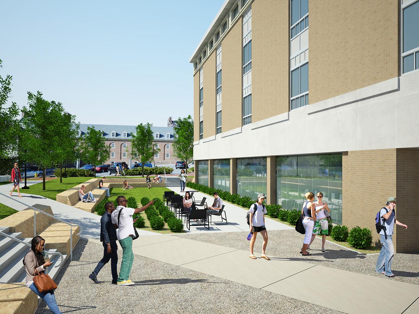 West Pattee Library rendering