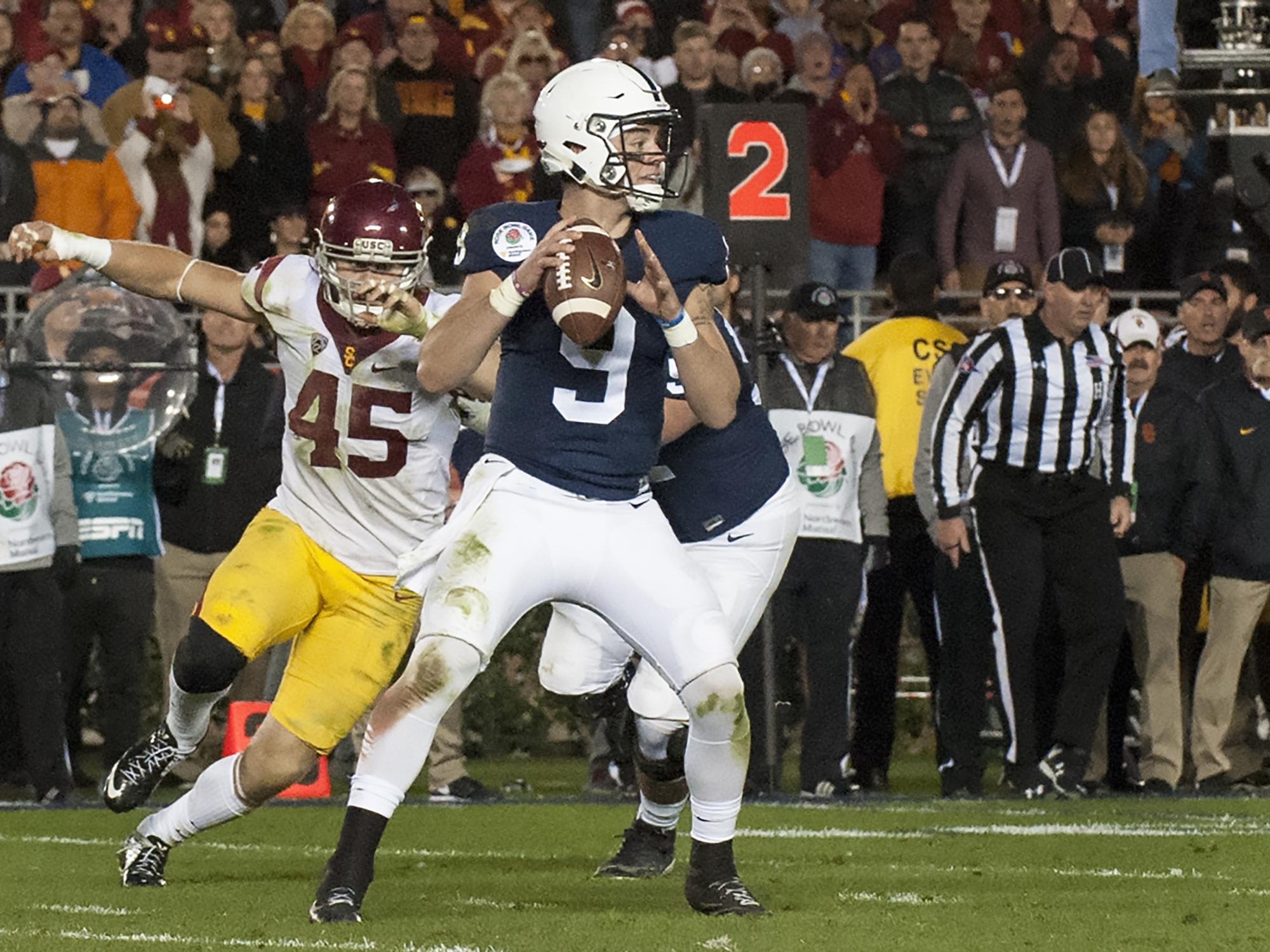 McSorely in Rose Bowl