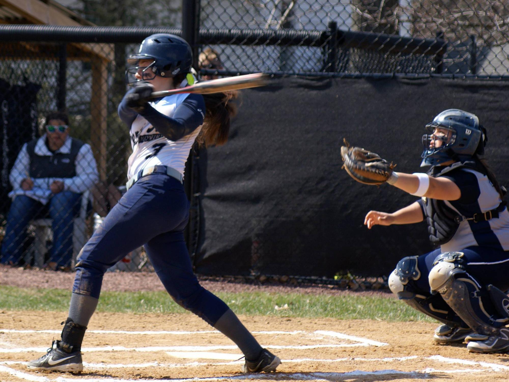 Stacey MacArthur at bat