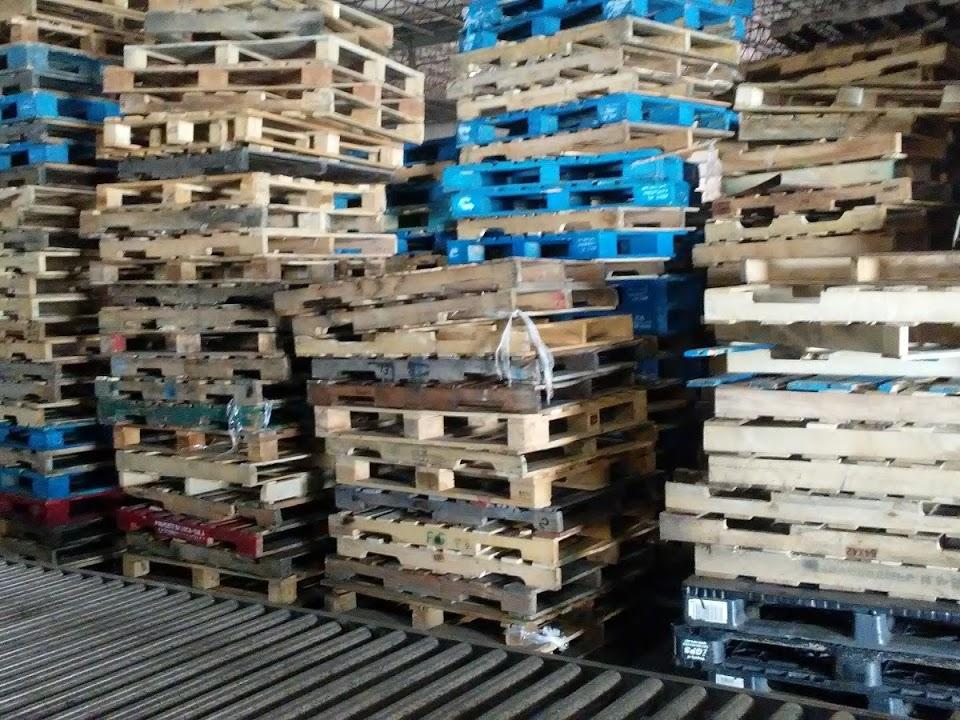 old wooden pallets