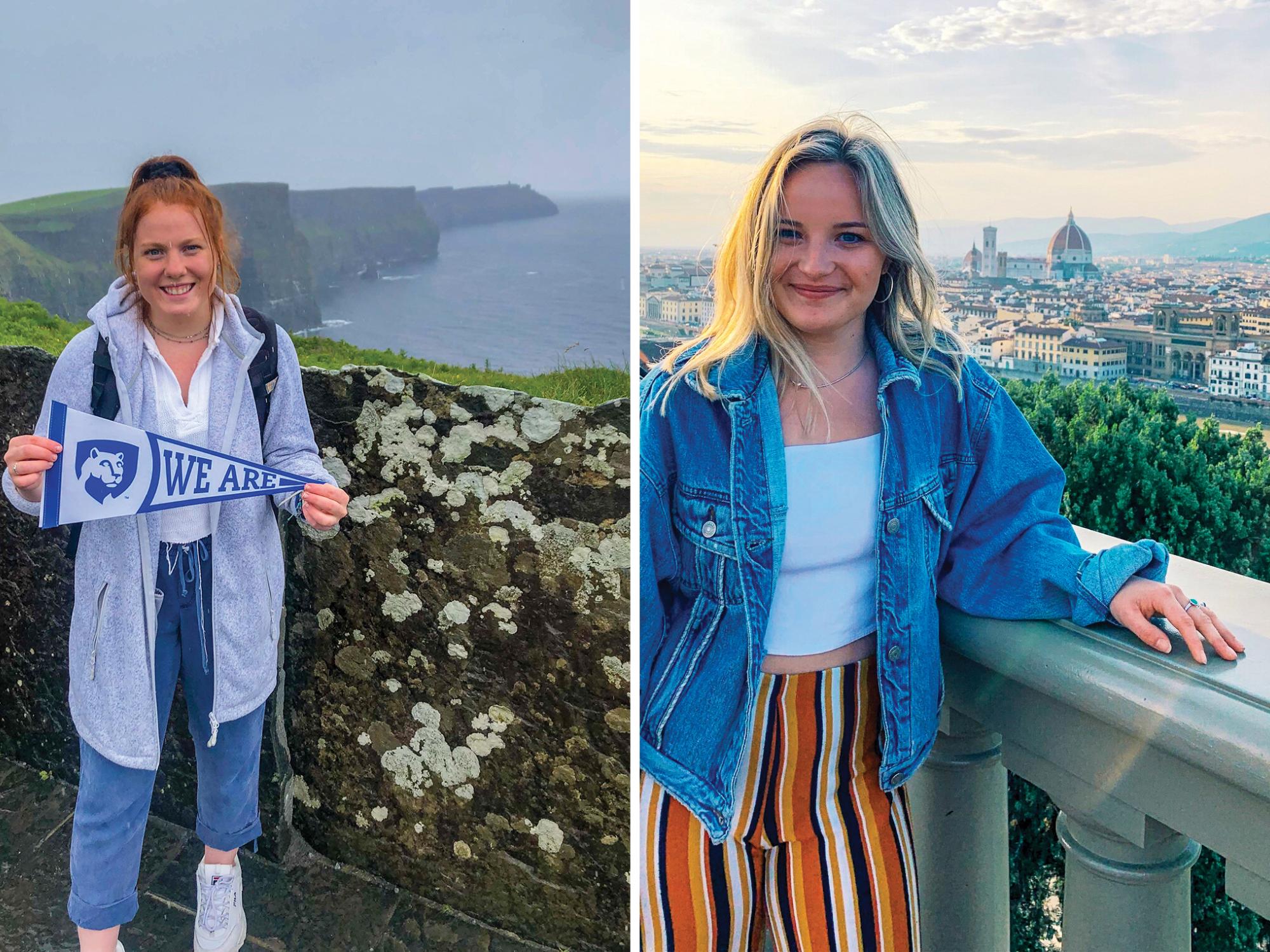 Students who were able to study abroad