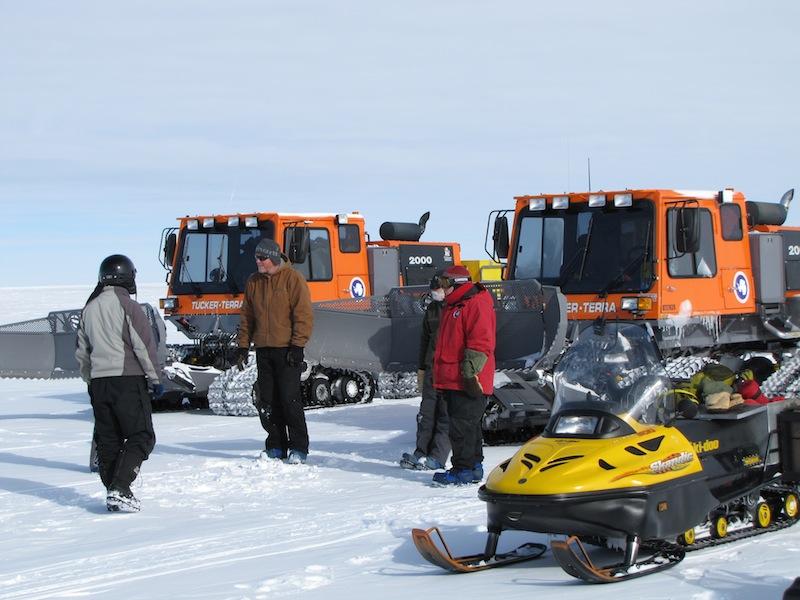 GeoPebble team at Antarctica