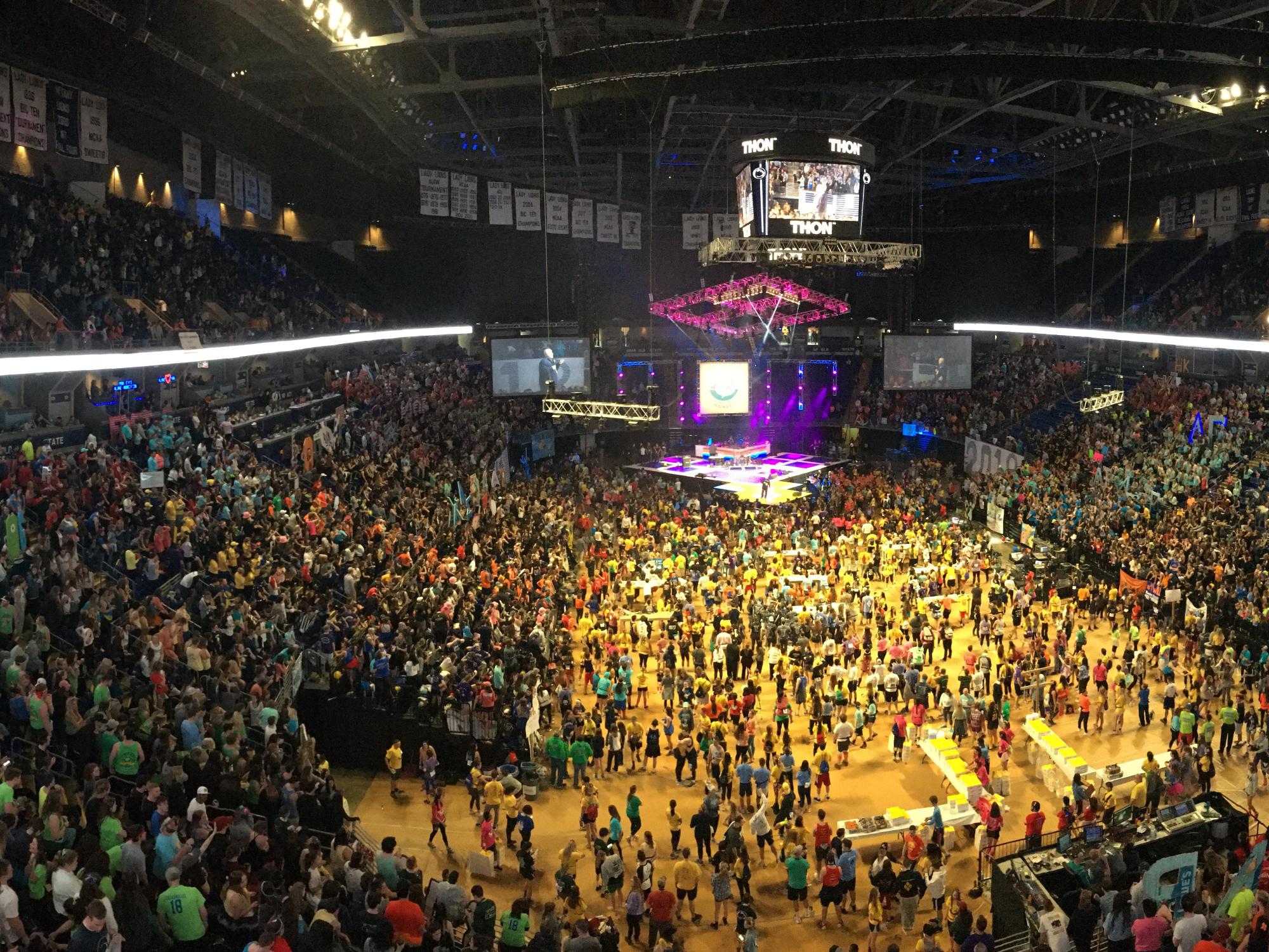bryce jordan center at THON 2018