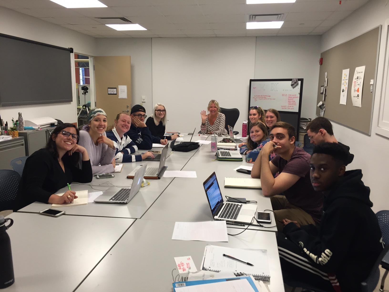 Students who worked on ViequesLove logo