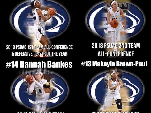 women's basketball players honored