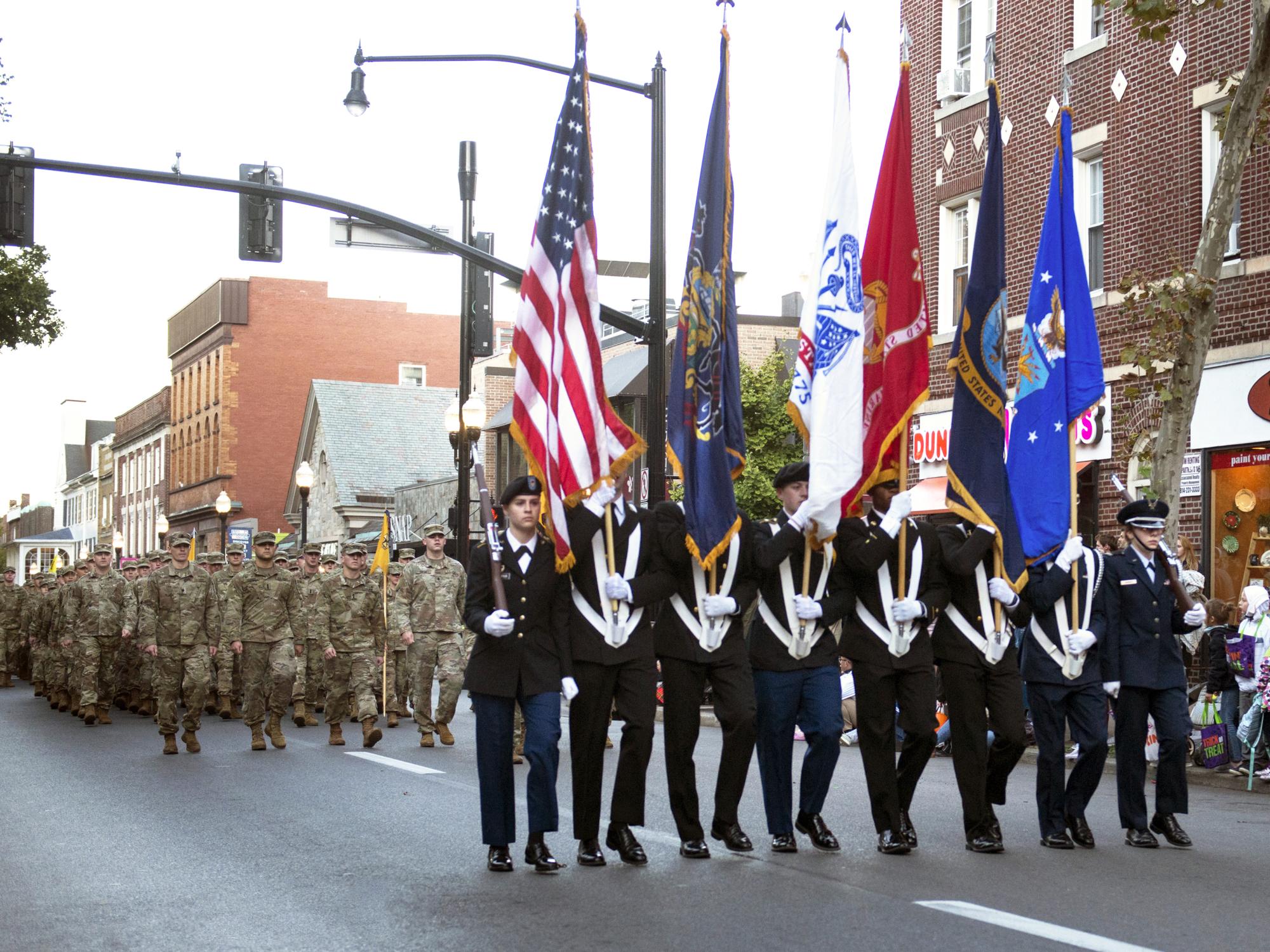 ROTC at Homecoming