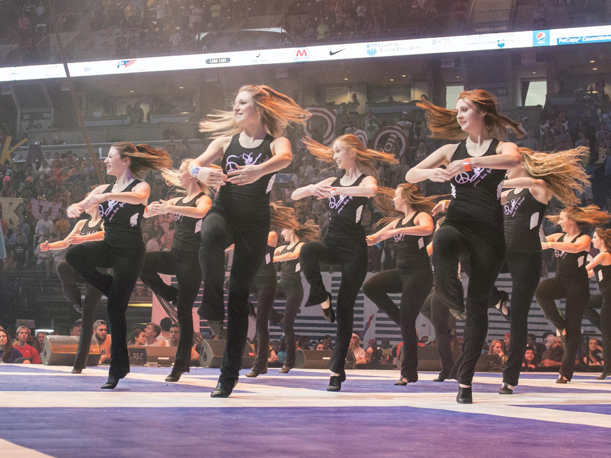 Dance troupe at THON