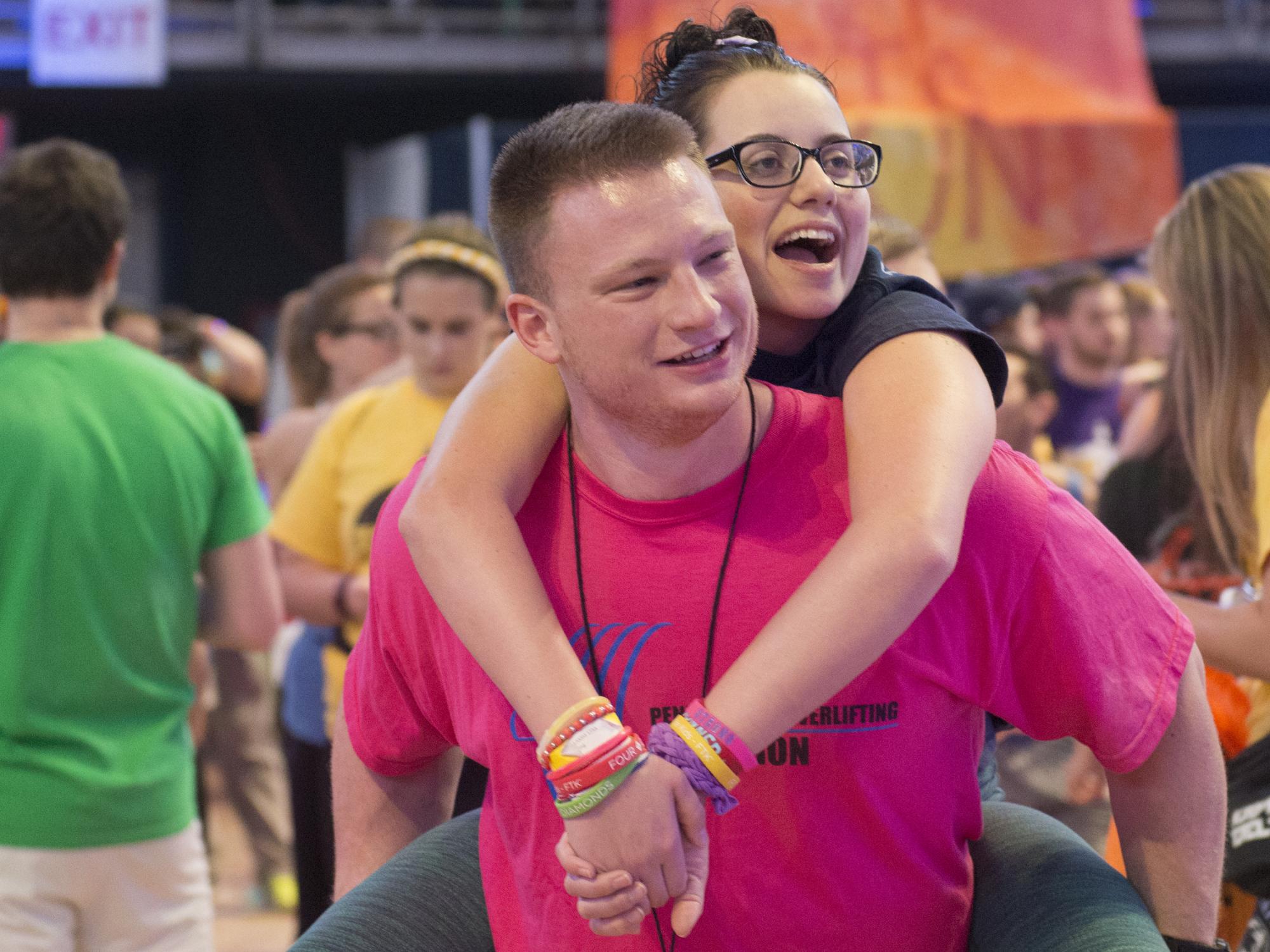 Powerlifter helps dancer