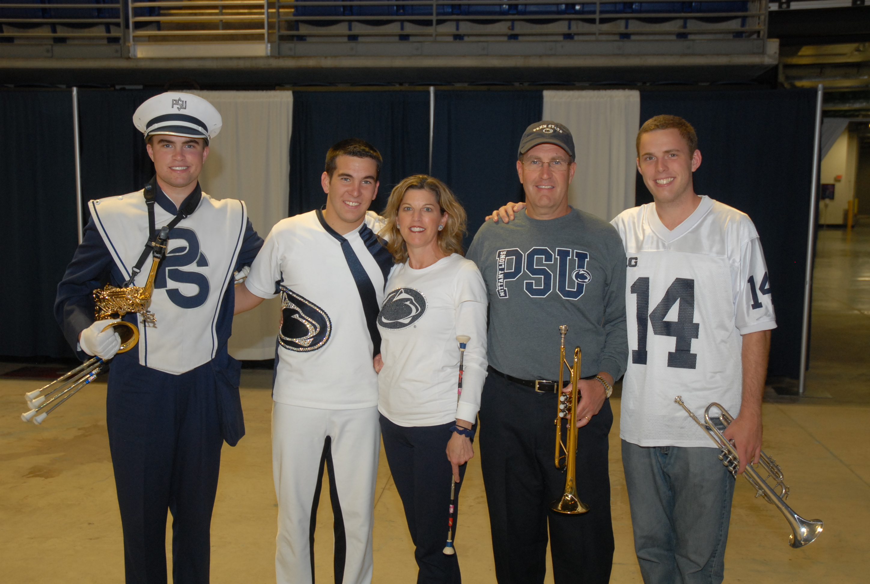 Uhazie Family and Blue Band Feature Twirler Matt Freeman