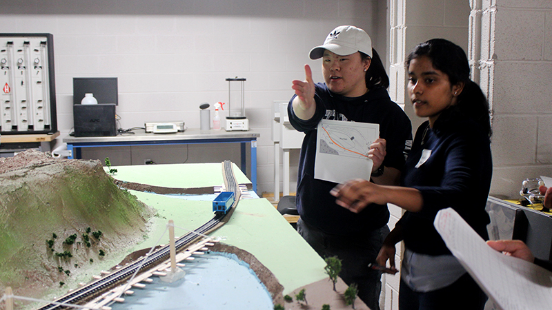 Participants in the 2019 Women in Engineering Competition